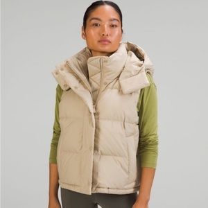 Lululemon wunder puff cropped vest NWT 4